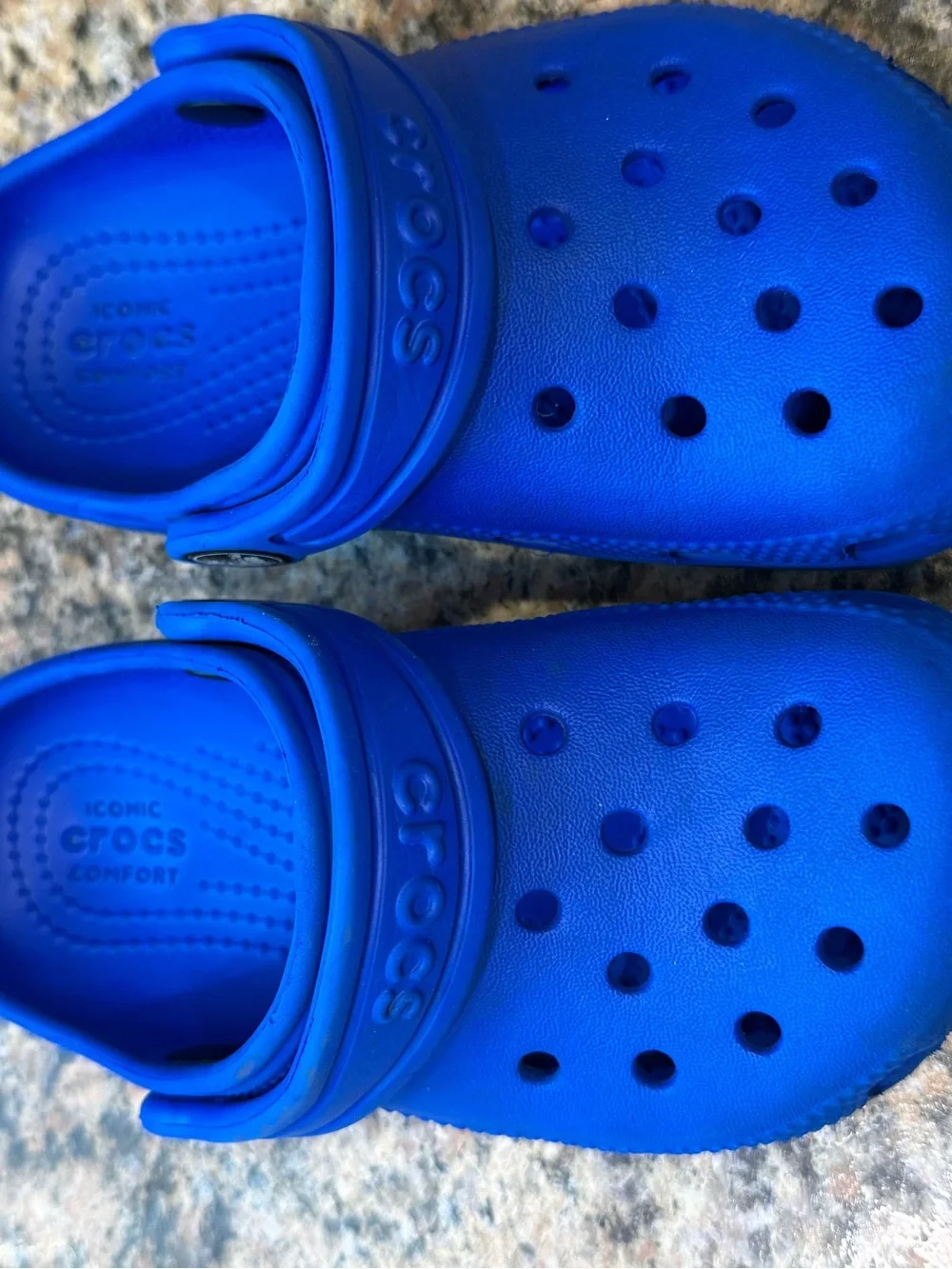 CROCS Classic Royal Blue Toddler Boys Girls C10 Slip On Water Shoes Size 10